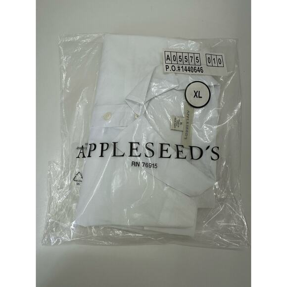 Appleseeds Womens Shirt Size XL White 3/4 Sleeve Button Up - Picture 11 of 12